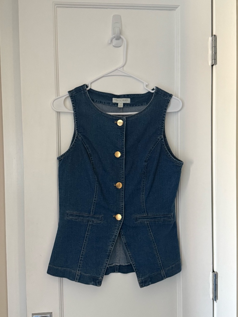 Thirty Thirty Denim Vest – Size M